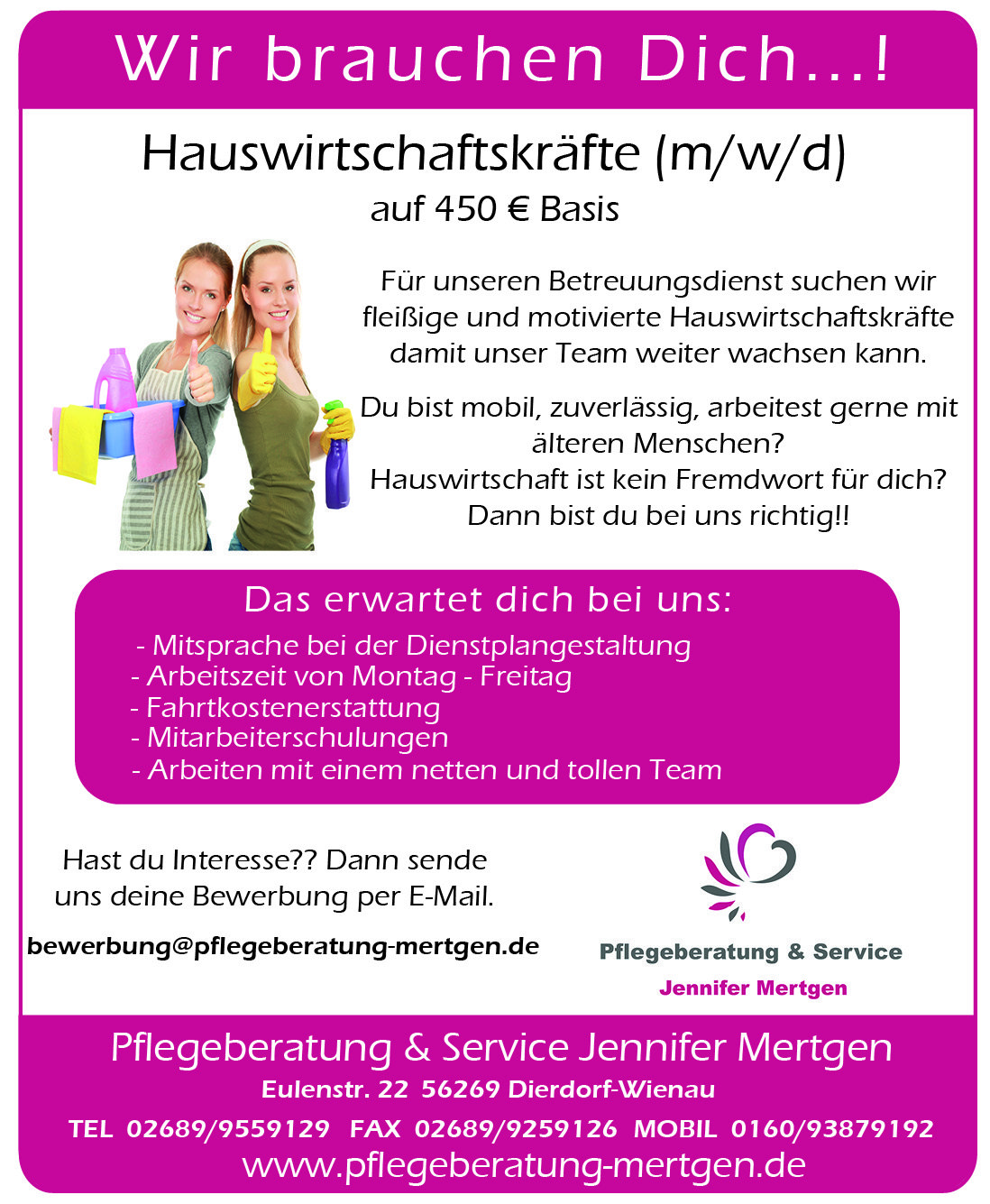 Pflegeberatung & Service Jennifer Mertgen